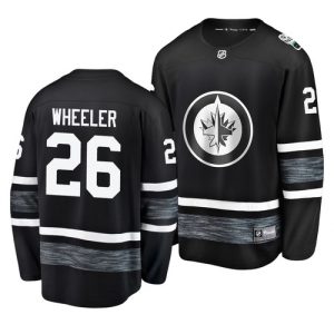 Jets Blake Wheeler Schwarz 2019 NHL All-Star